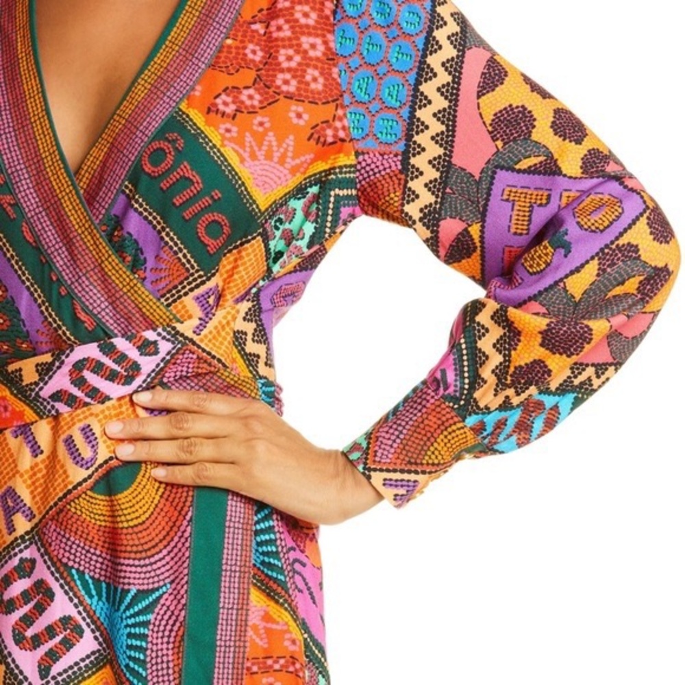 Farm Rio Wrap Dress - Picture 4 of 6